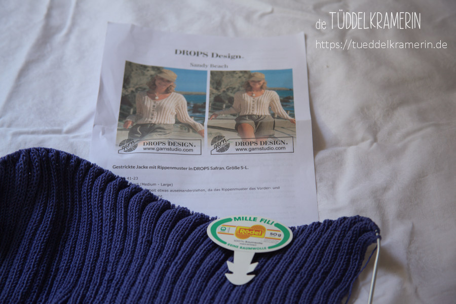 "Sandy Beach" von Drops, gestrickt in Mille Fili von Wolle Rödel